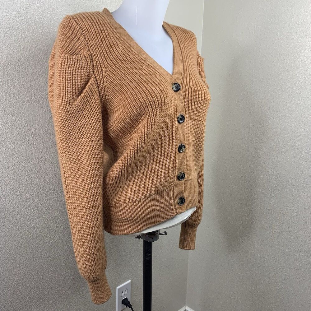 5a7 Cinq A Sept Sweater Button Cardigan Tan Women’s Sz XS Wool Blend Carly?
